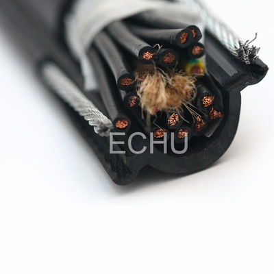 Good price ROUND CRANE CABLES WITH TWO STEELS, ECHU FLAT CABLE trực tuyến