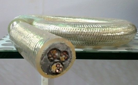 Good price Transparent PVC Double Jacket Flexible Chain Cable trực tuyến