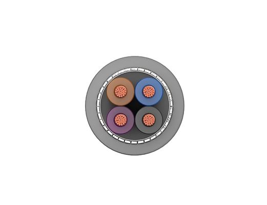 Good price Cáp ECHU, UL Được phê duyệt UL2725 PVC Cách điện Cáp điện có vỏ bọc 24AWG Dây điện tử trực tuyến